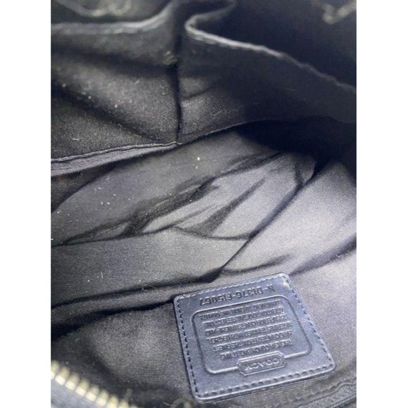 Coach Medium Tote Msrp Black Gray Jacquard Fabric - Picture 12 of 12